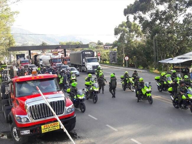 Habilitan vía Panamericana tras bloqueos de indígenas en Cauca . Foto: Cortesía: Gobernación del Cauca