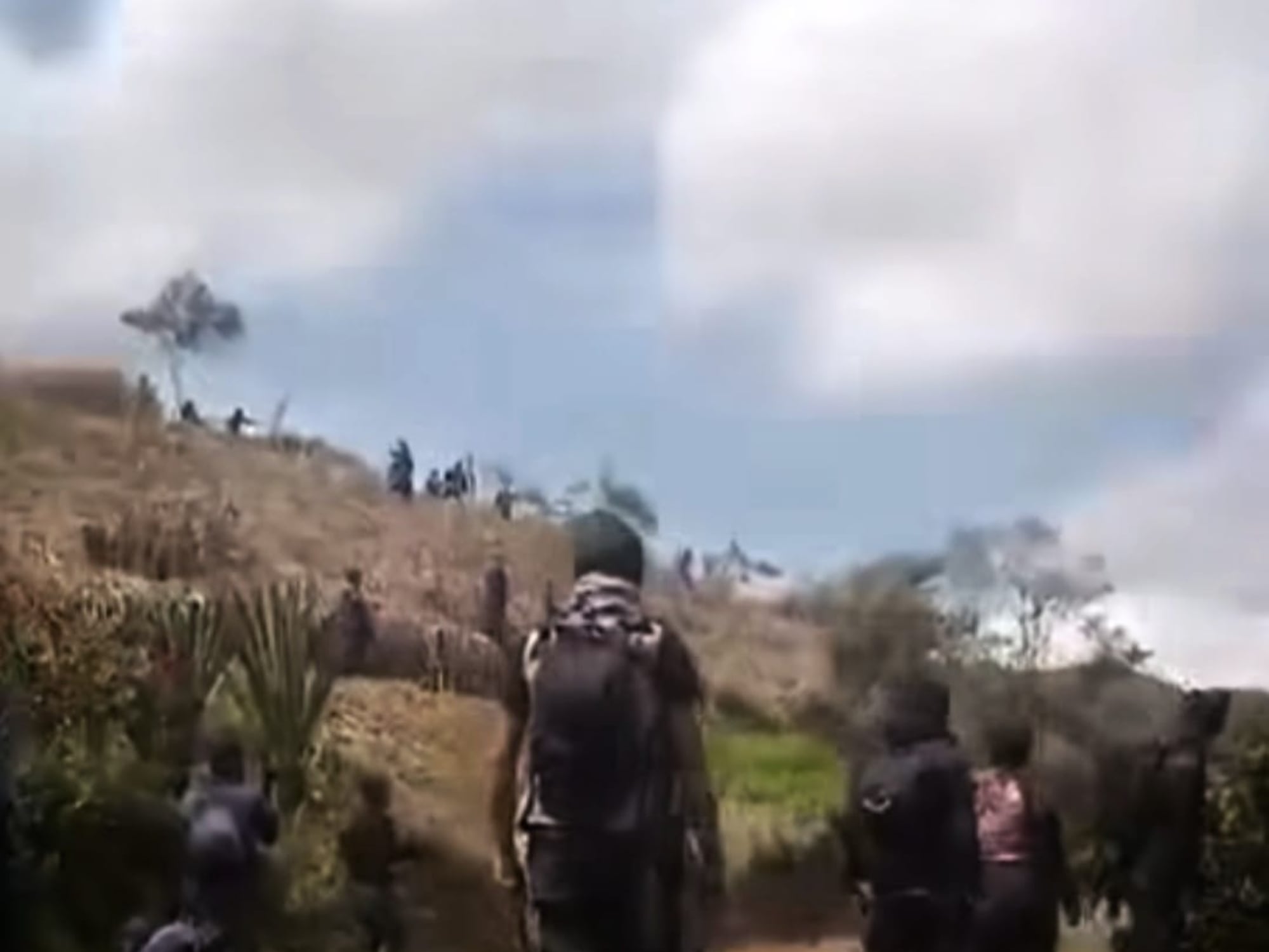 Las autoridades ancestrales afirmaron que en la zona se han incrementado las acciones contra el narcotráfico y los grupos armados. Crédito: Red de Apoyo Cauca.