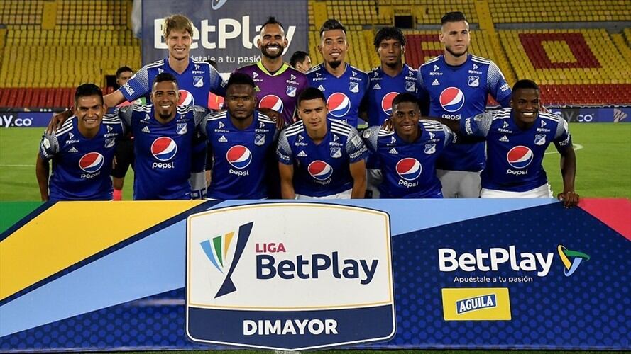 Equipo de titular de Millonarios . Foto: Colprensa
