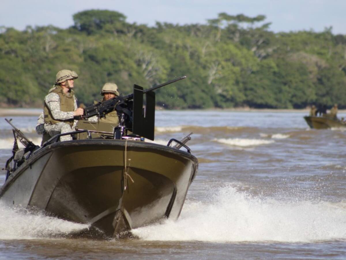 Armada Nacional reforzó su presencia en el río Baudó, Chocó, con 300 hombres
