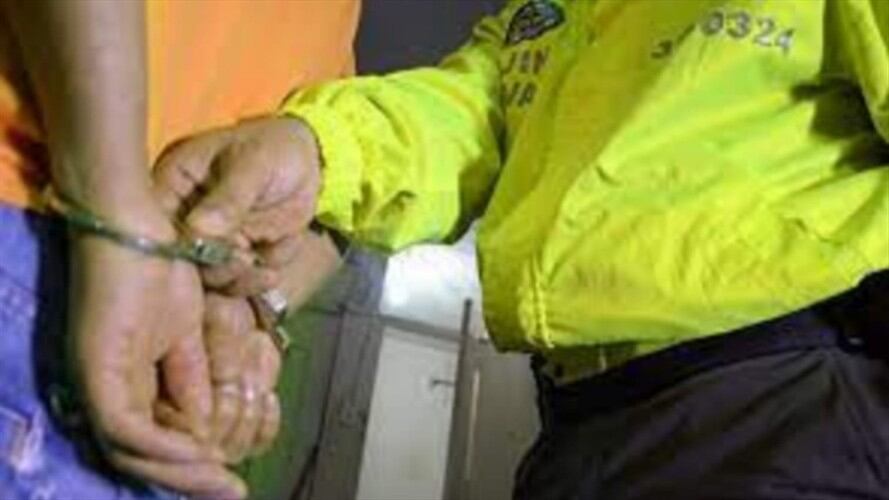 Arresto policial. Foto: Colprensa