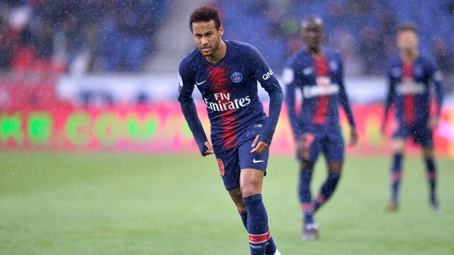 Neymar multiplicó el pasado sábado los guiños hacia el FC Barcelona hasta el punto de evocar el traumático recuerdo de la remontada de la Champions de 2017 sobre el club parisino. Foto: Getty Images