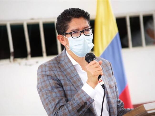 El gobernador de Boyacá, Ramiro Barragán, recomendó a los alcaldes tomar medidas más fuertes si lo requieren, pero haciendo el respectivo proceso en el Ministerio del Interior.. Foto: Gobernación de Boyacá