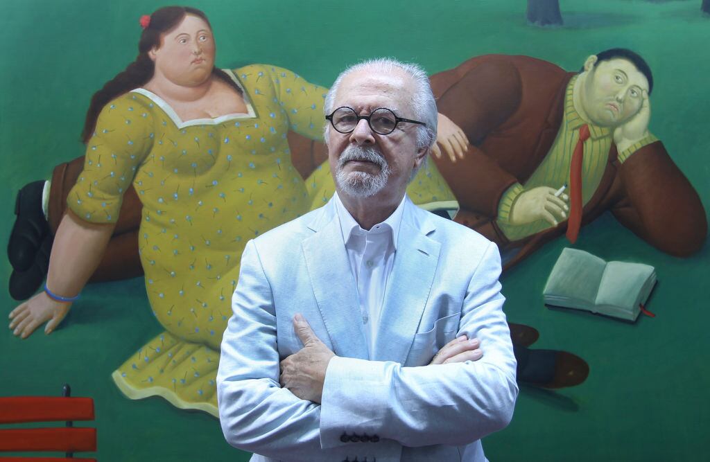 Fernando Botero en China. (Foto: Jonathan Wong/South China Morning Post via Getty Images).