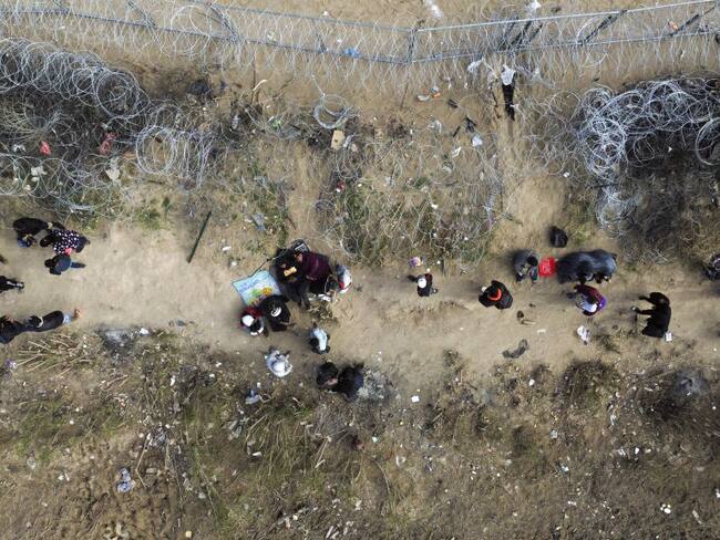 Migrantes Estados Unidos, Texas. (Foto: Christian Torres/Anadolu via Getty Images)
