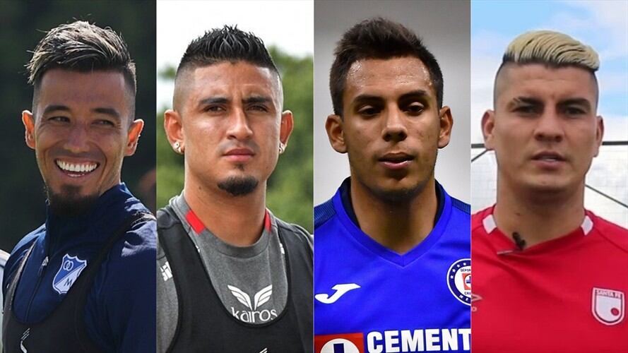 Las mejores contrataciones de los equipos colombianos. Foto: @MillosFCoficial - @americadecali - Jaime Lopez/Jam Media/Getty Images - @santafe