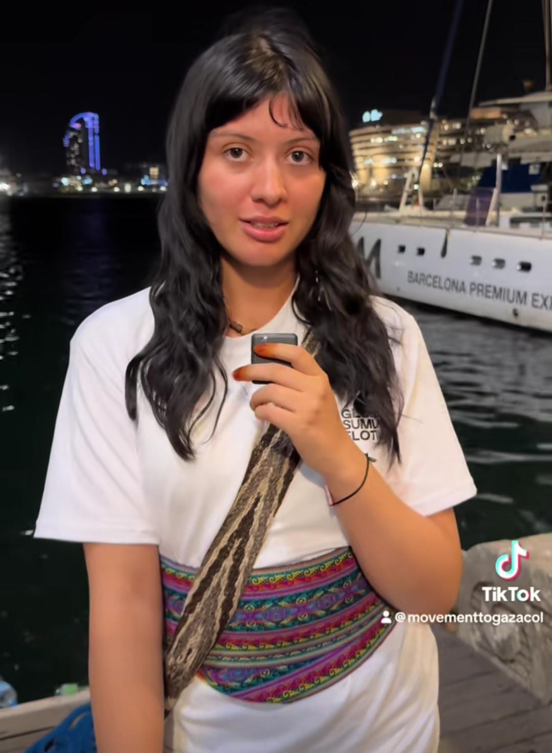 Luna Valentina Barreto, nacida en Sogamoso (Boyacá), es una de las colombianas que fue detenida por Israel cuando la Flotilla Global Sumud se dirigía a Gaza.