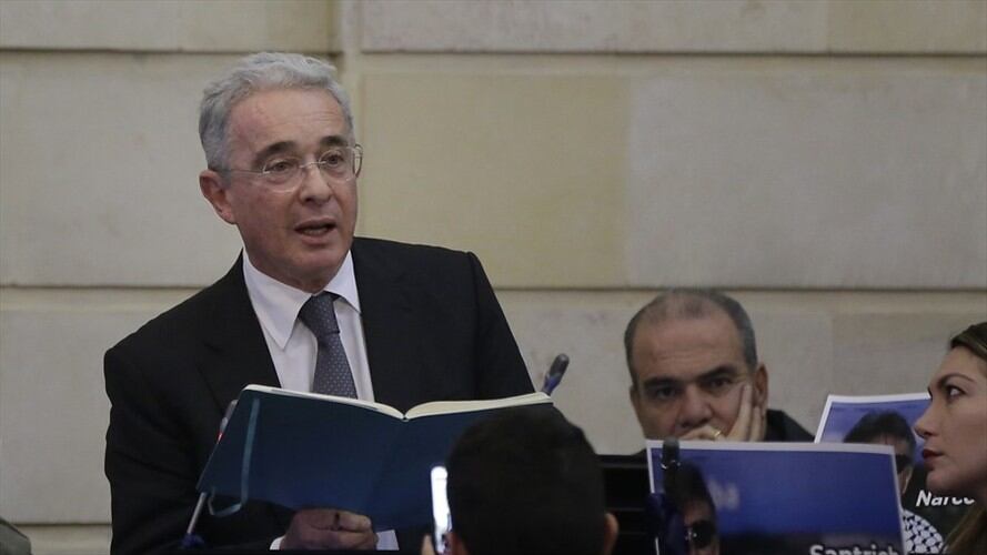 Álvaro Uribe. Foto: Colprensa-Sergio Acero