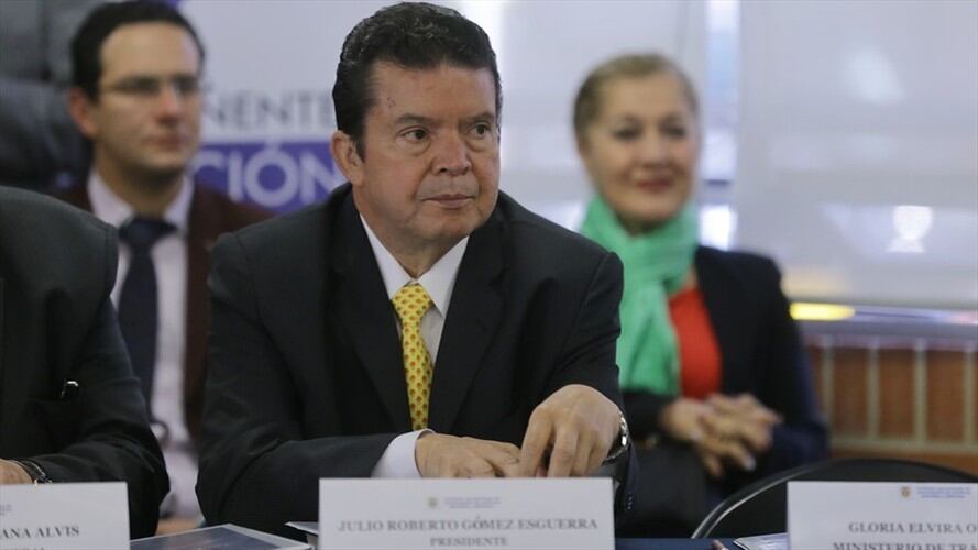 Julio Roberto Gómez, presidente de la CGT. Foto: Colprensa