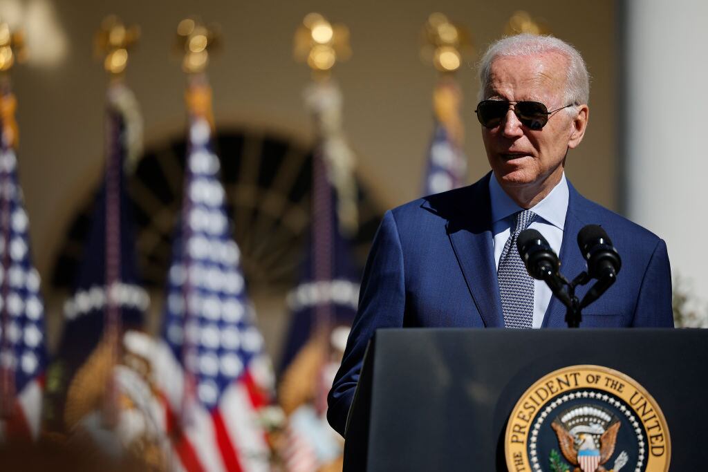 Joe Biden. (Photo by Chip Somodevilla/Getty Images)