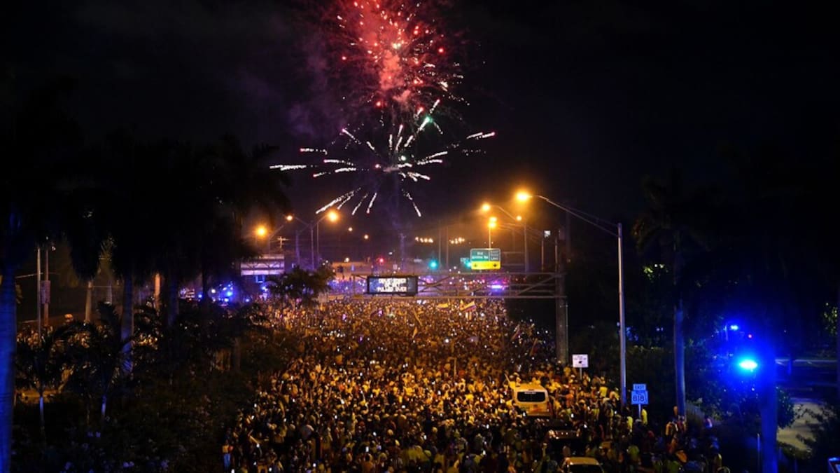 VIDEOS | Colombia se tomó Miami: así fue el banderazo previo a la final de la Copa América