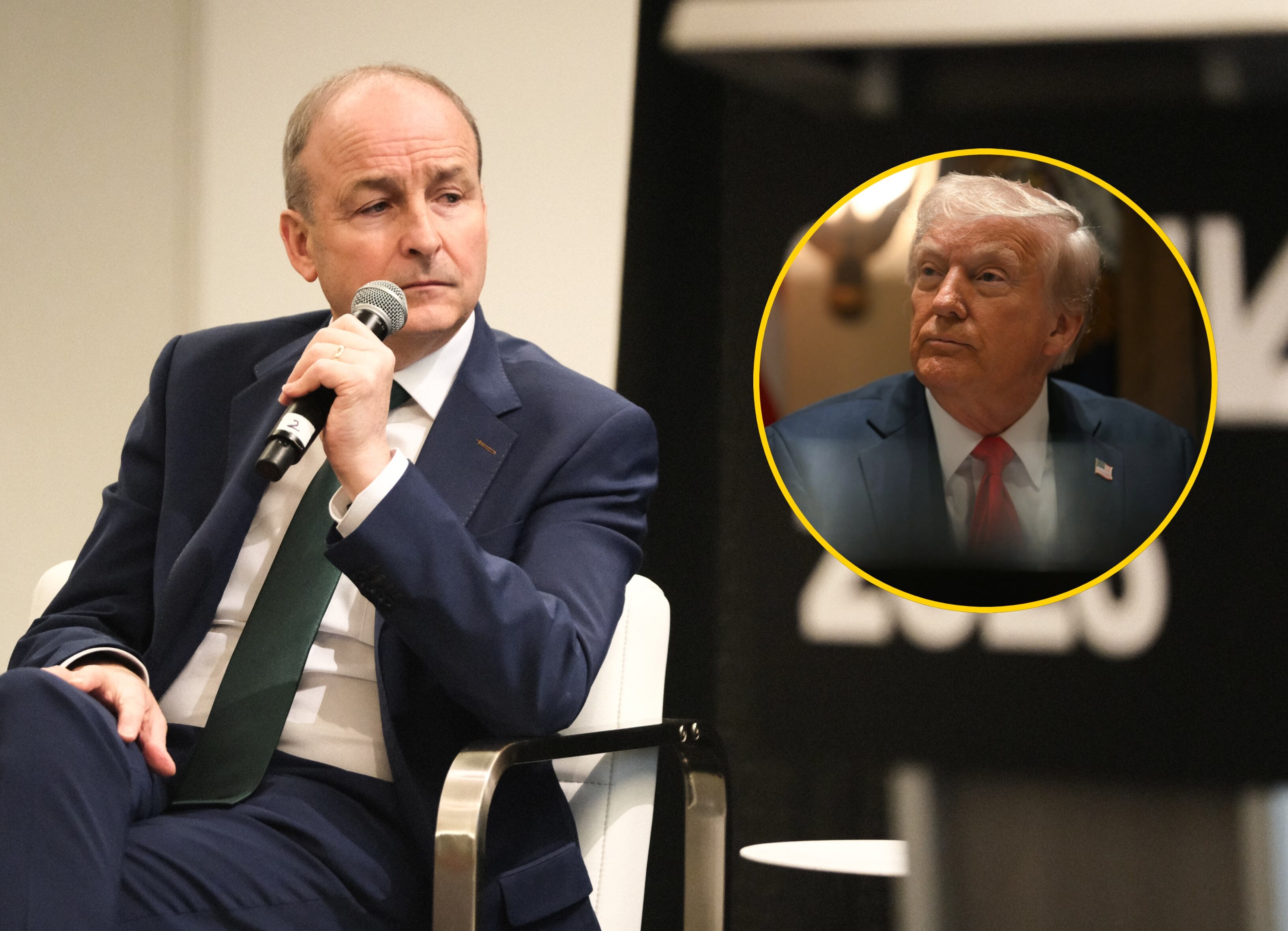 Primer ministro de Irlanda, Micheál Martin. FOTO: Hubert Vestil/SXSW Conference & Festivals via Getty Images