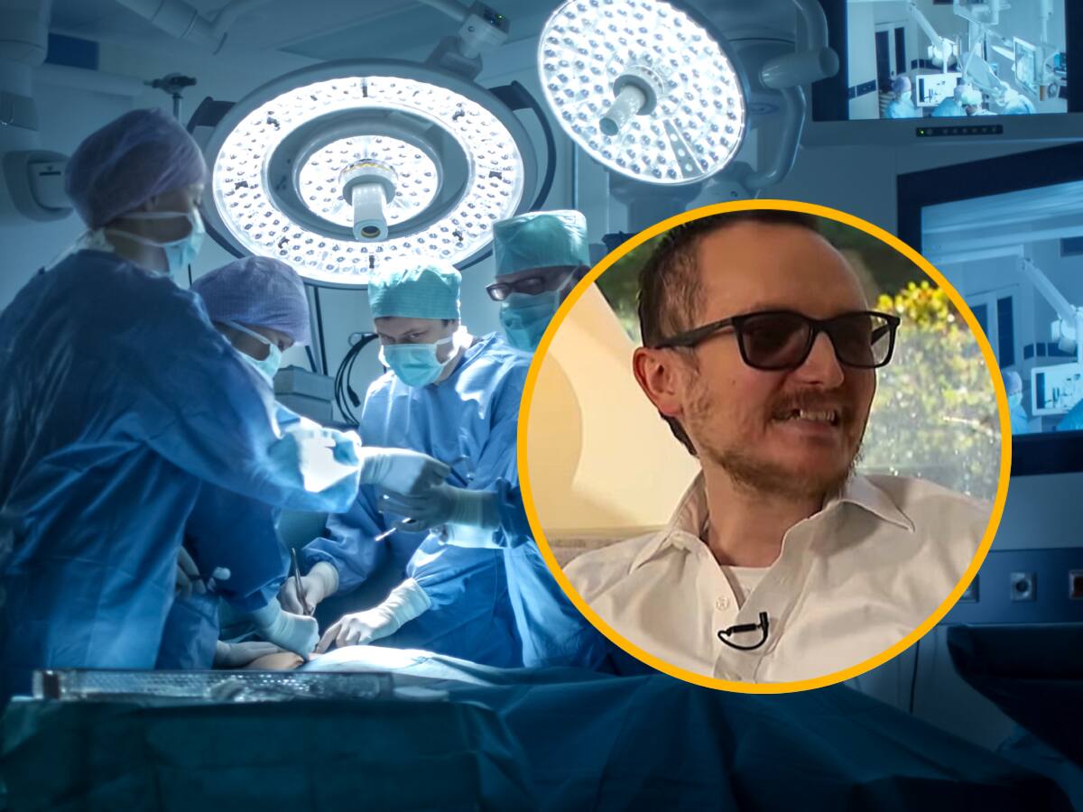 Hombre recuperó la vista tras 20 años gracias al implante de un diente en el ojo: Así es la cirugía