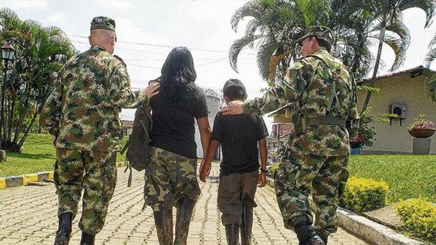 Ejército ha recuperado más de 20 menores de los grupos armados organizados. Foto: cortesía
