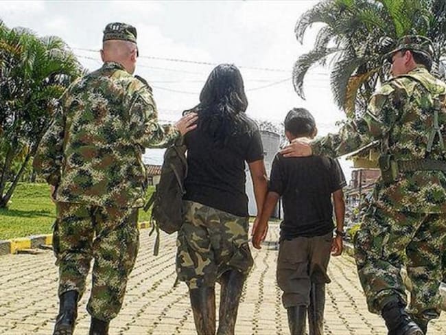 Ejército ha recuperado más de 20 menores de los grupos armados organizados. Foto: cortesía