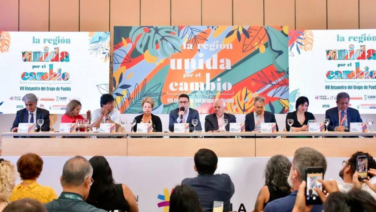 Comenzó el VIII encuentro de Puebla “Región Unida por el Cambio” en Santa Marta