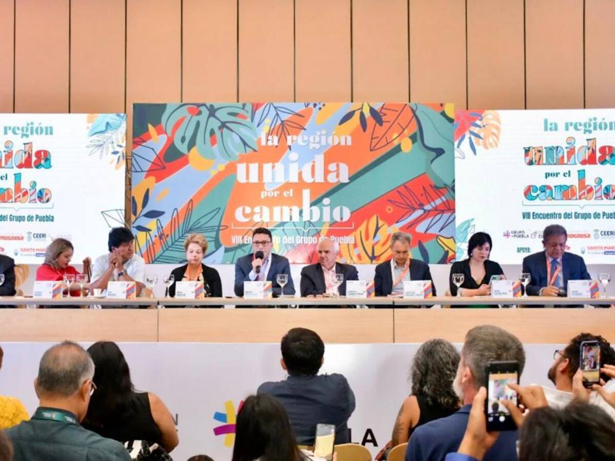 Comenzó el VIII encuentro de Puebla “Región Unida por el Cambio” en Santa Marta