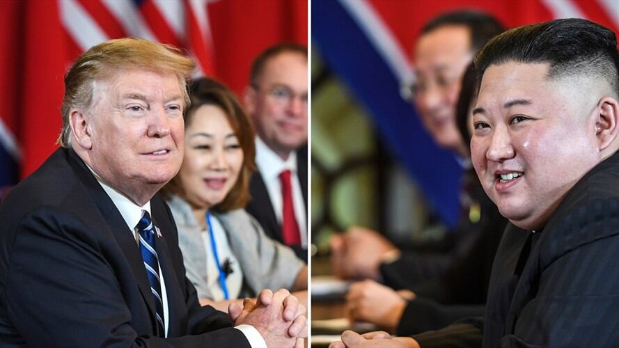 Donald Trump y Kim Jong Un. Foto: Getty Images