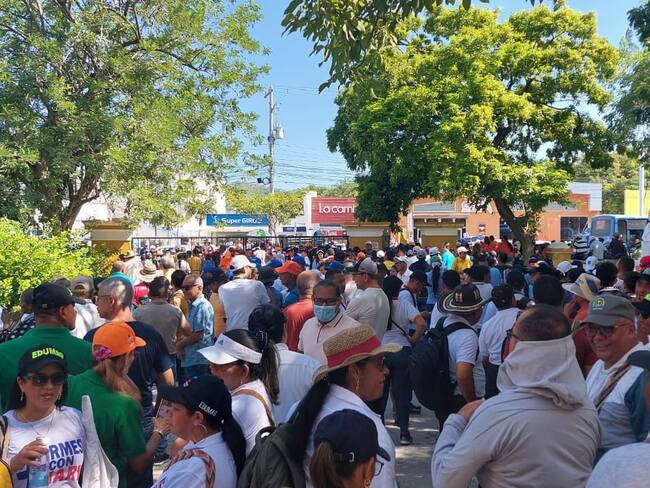 Concentración en Santa Marta/ Gissell Campo