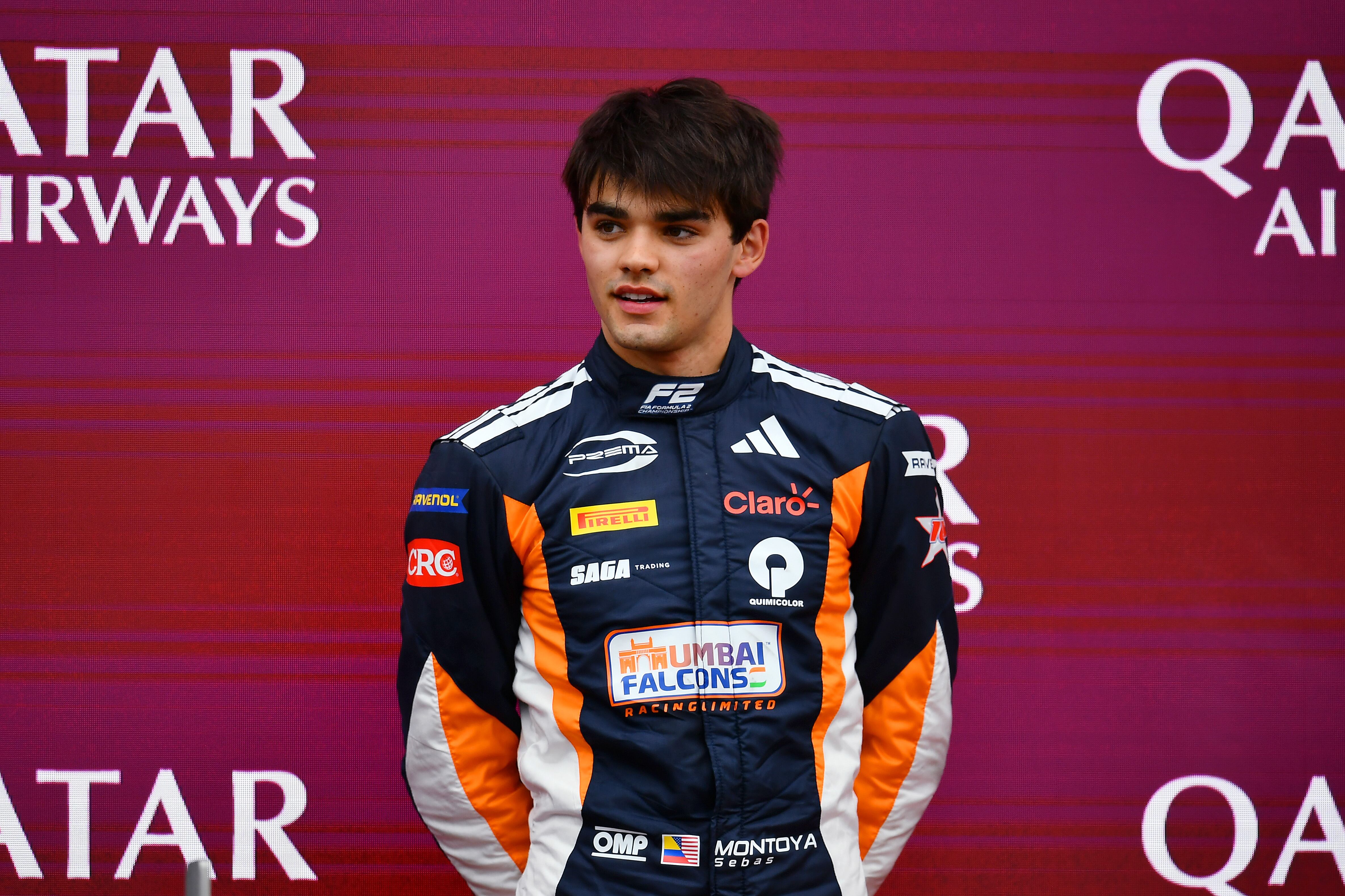 Sebastián Montoya de Colombia. FOTO: James Sutton - Formula 1/Formula Motorsport Limited via Getty Images