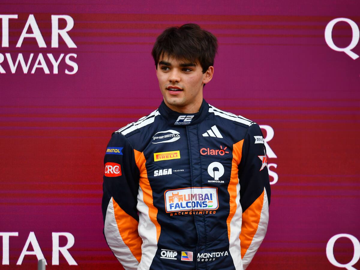 Sebastián Montoya sumó puntos de oro en Fórmula 2
