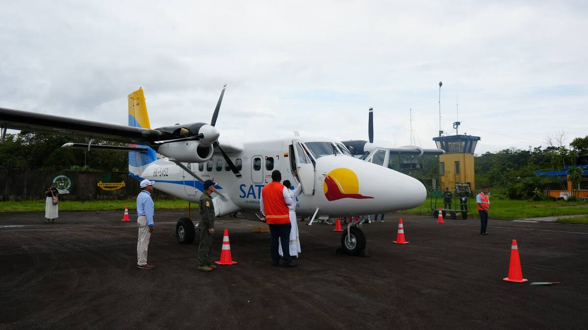 Satena anunció una nueva ruta regional en el Pacífico: conectará a Quibdó con Pizarro