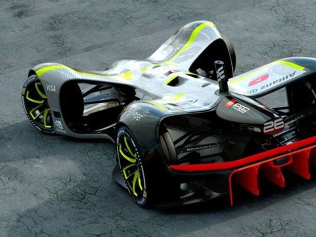 El auto podrá alcanzar los 320 kilómetros por hora gracias a la propulsión de cuatro motores eléctricos.. Foto: BBC Mundo