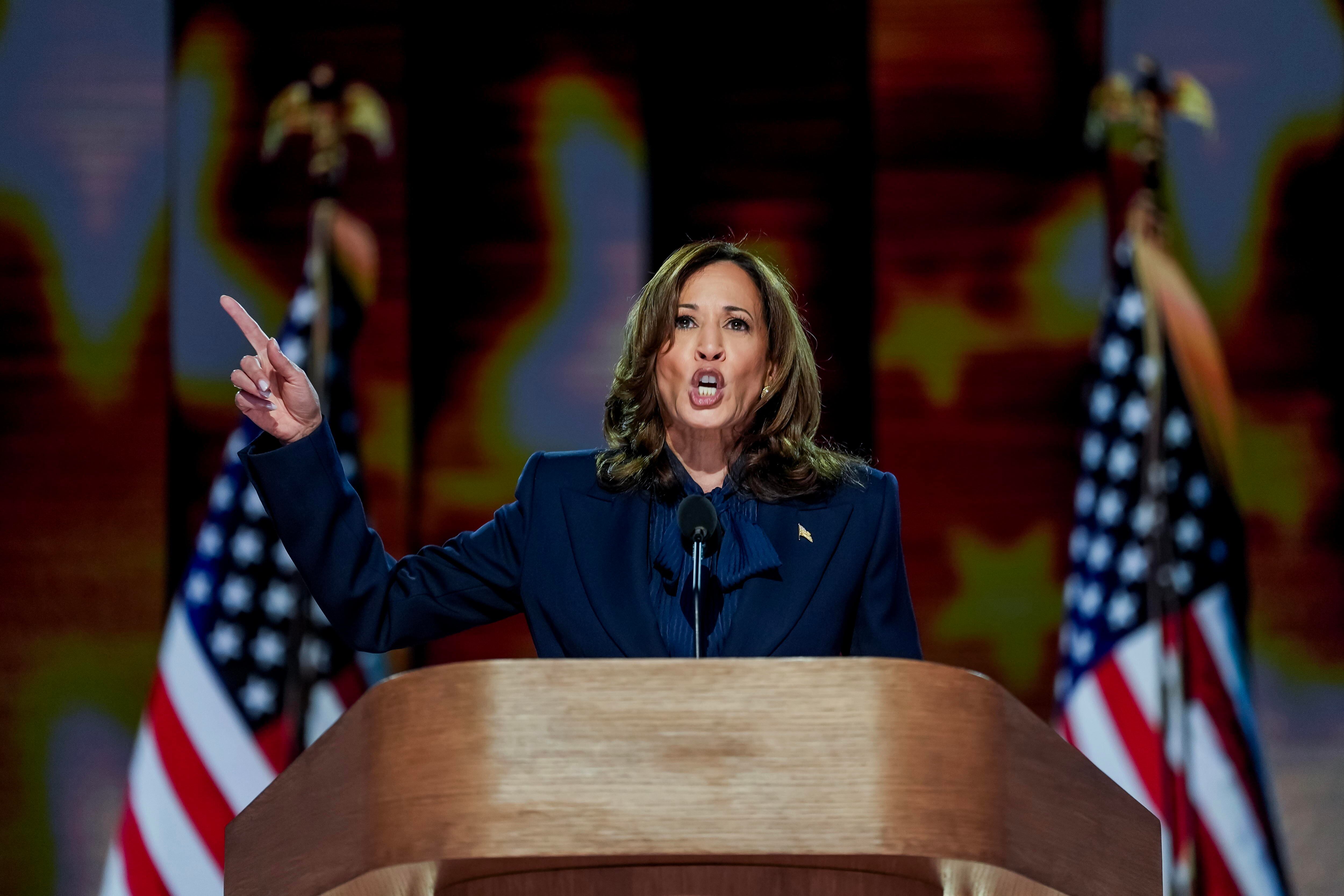 Kamala Harris. Foto: EFE/EPA/WILL OLIVER