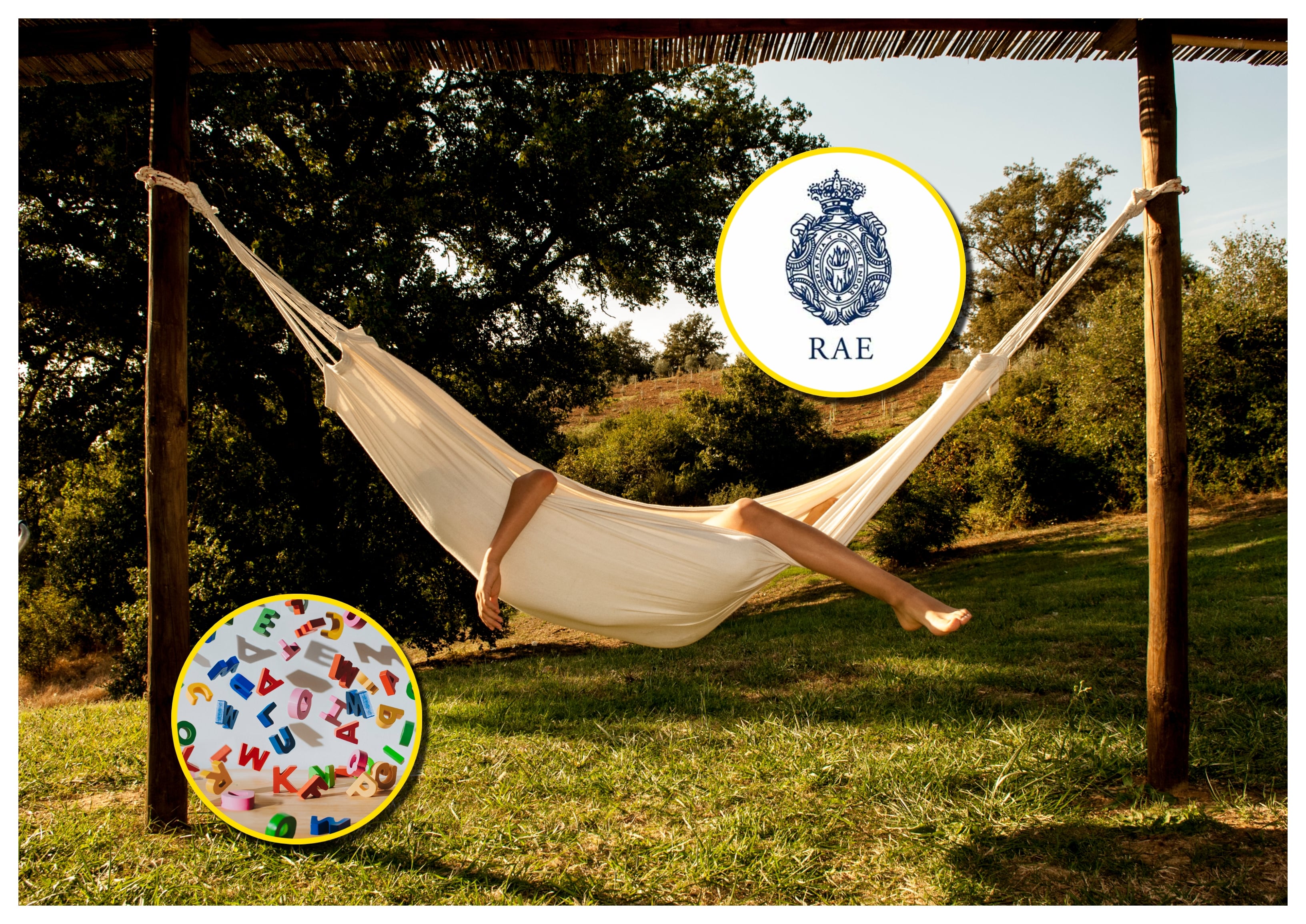 Referencia de hamaca y/o chinchorro, letras y RAE. Foto: Jo MCRyan/ Catherine Falls Commercial vía Getty Images/ RAE. 