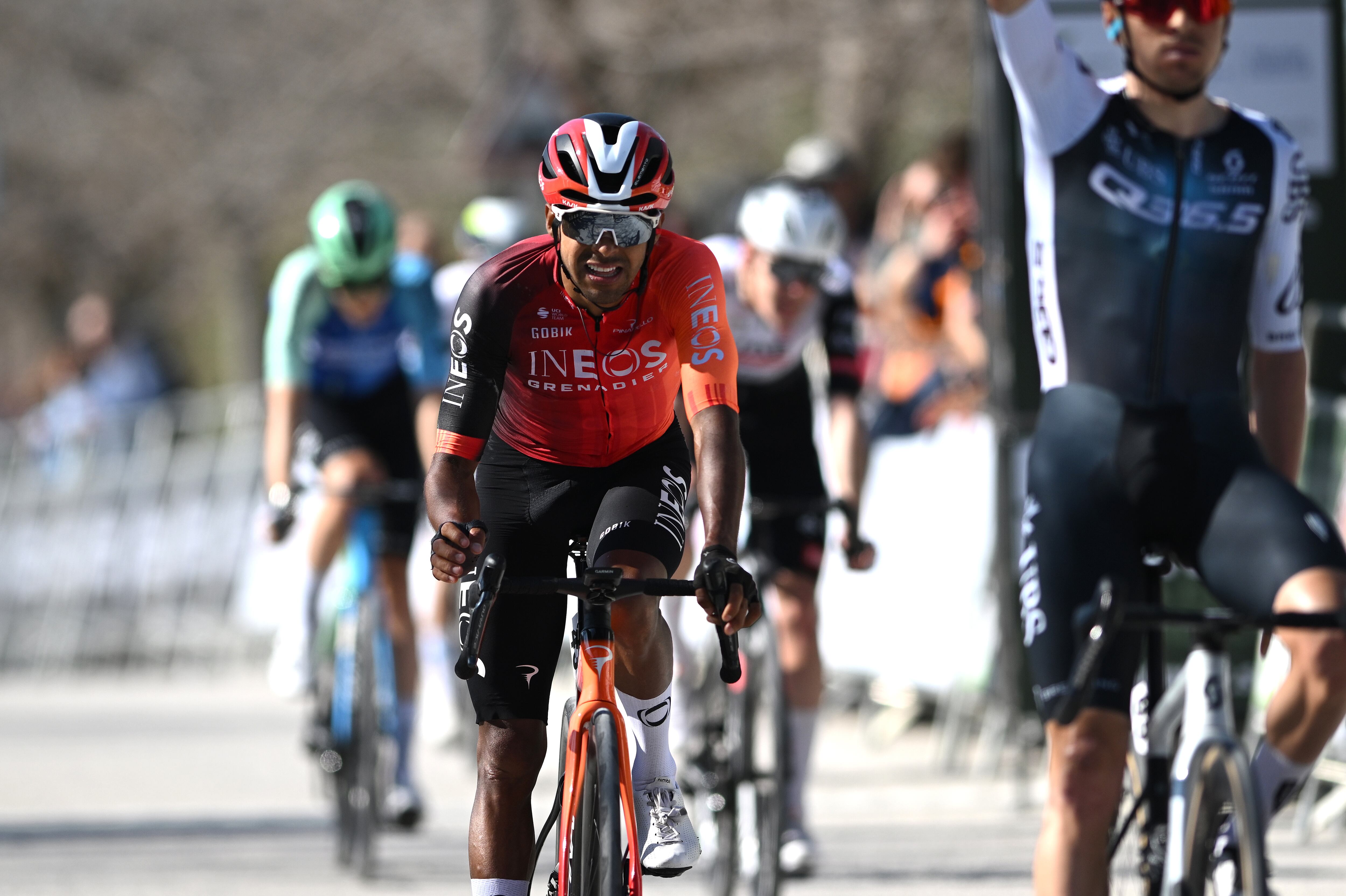 Brandon Rivera, ciclista colombiano durante la segunda etapa de la Vuelta a Andalucia. FOTO: by Szymon Gruchalski/Getty Images