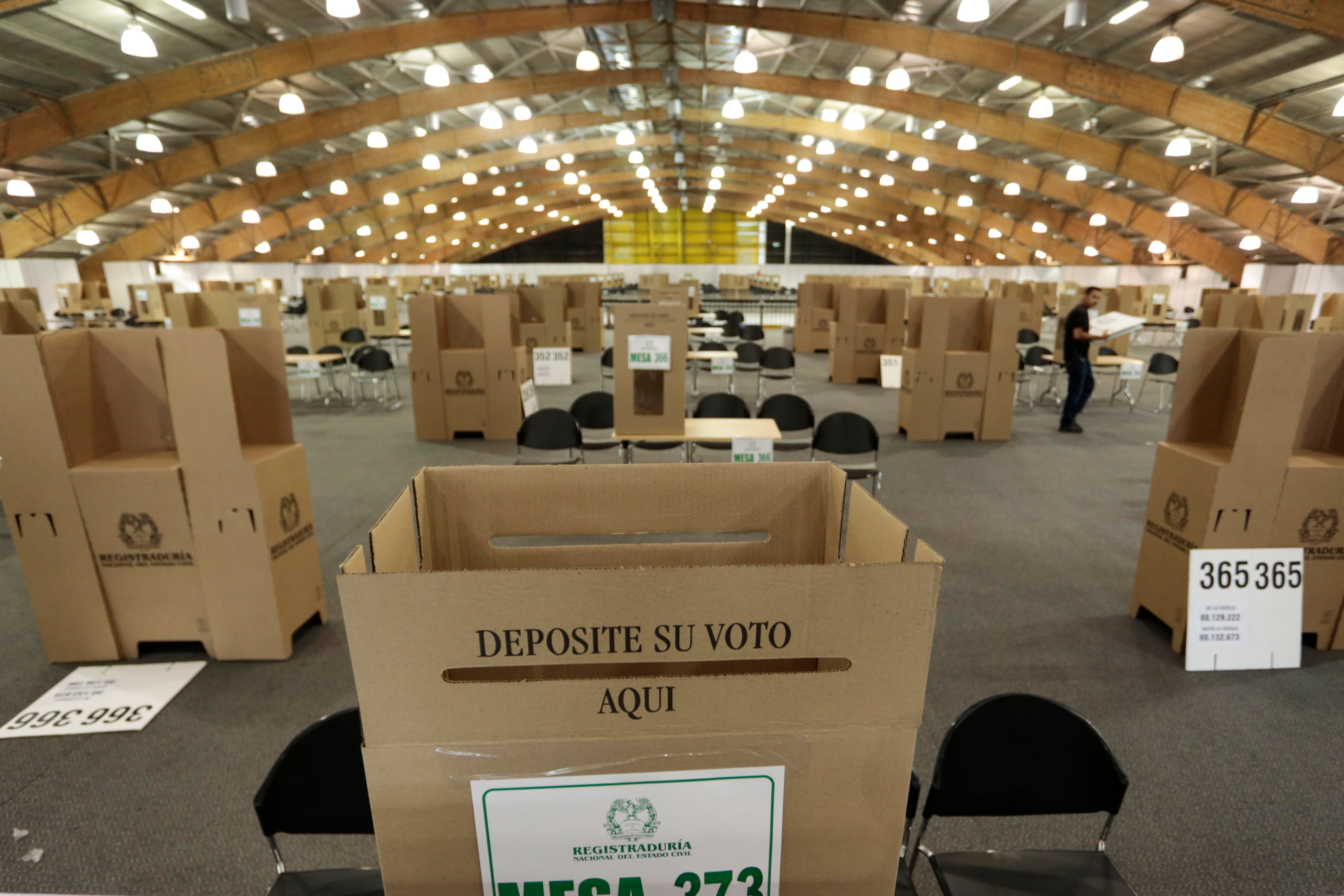 Puestos de votación en Bogotá. Foto: Getty Images