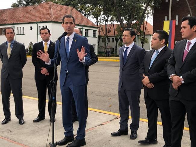 Juan Guaidó denunció que Petro habría sido financiado con dineros ilícitos. Foto: W Radio.