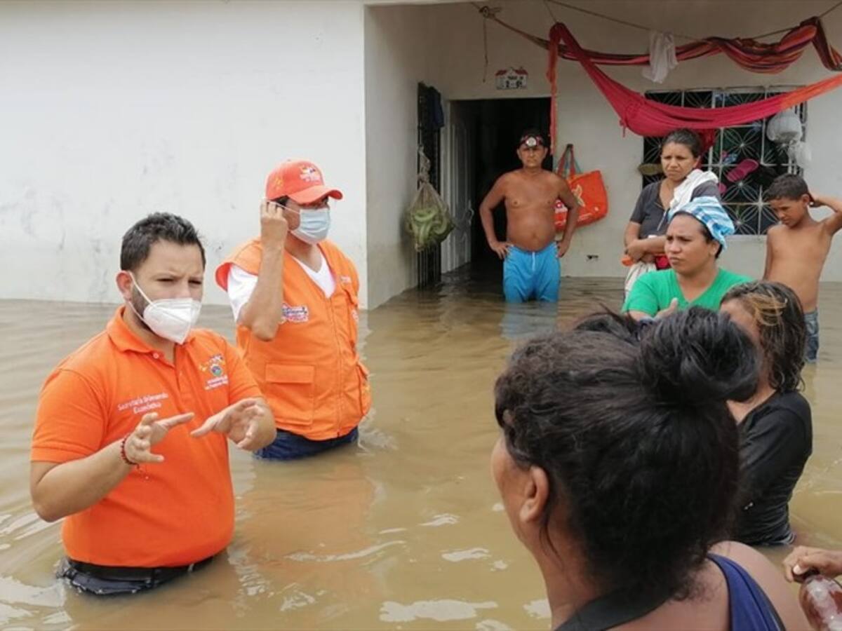 Ya son 37 mil personas damnificadas por las inundaciones en el Magdalena