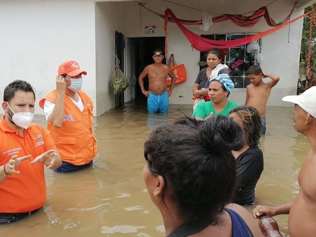 Ya son 37 mil personas damnificadas por las inundaciones en el Magdalena . Foto: Gobernación del Magdalena