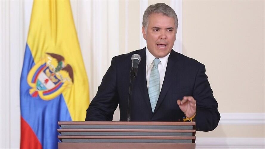 Iván Duque sobre proceso contra Uribe. Foto: Colprensa
