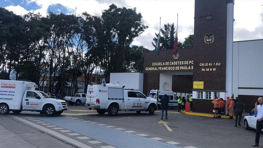 21 personas murieron por carro bomba en la Escuela de la Policía en Bogotá. Foto: Redacción W Radio