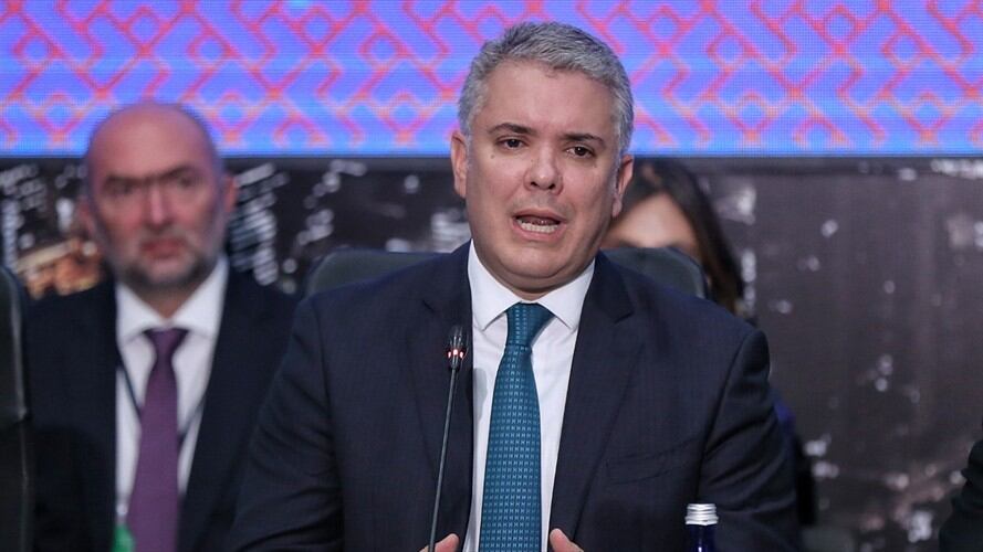 Finalmente, Iván Duque  dijo que “las cosas marchan bien” y le pidió a los congresistas “que le den esa gran noticia a Colombia”. Foto: Colprensa