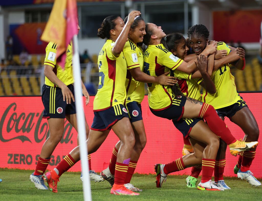 Linda Caicedo y la Selección Colombia. Foto: Matthew Lewis - FIFA via Getty Images