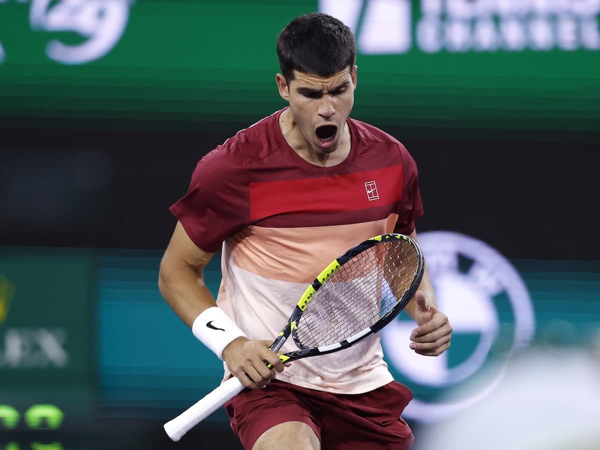 Carlos Alcaraz eliminó a Dimitrov y aseguró su puesto en cuartos de final del Indian Wells