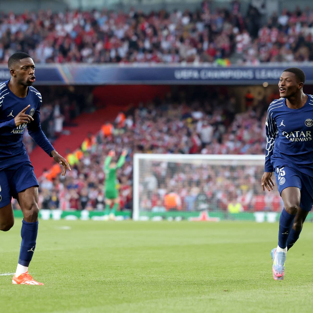 PSG ‘asaltó’ Londres y le ganó 1-0 al Arsenal en la ida de las semifinales de Champions League