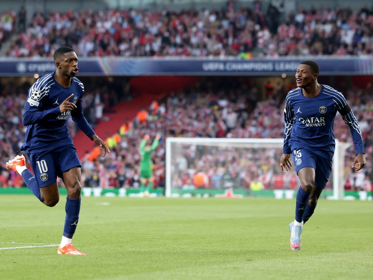 PSG ‘asaltó’ Londres y le ganó 1-0 al Arsenal en la ida de las semifinales de Champions League