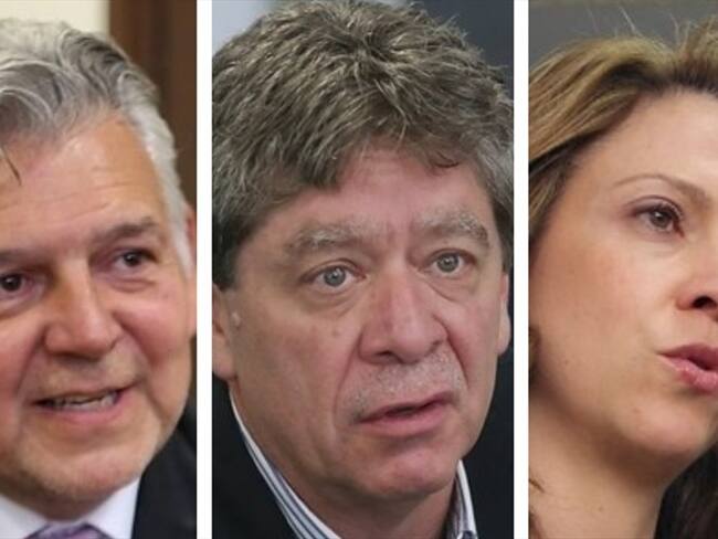 Jaime Cabal, Bruce Macmaster, María Claudia Lacouture. Foto: Colprensa - Álvaro Tavera - Sofía Toscano