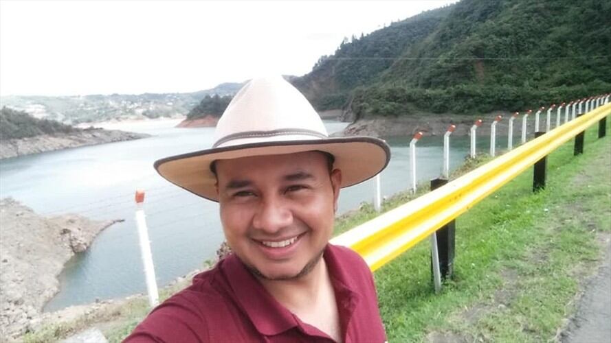 Pedro Daza Urreste se desplazaba junto a otra persona cuando fueron atacados por sujetos desconocidos . Foto: Suministrada