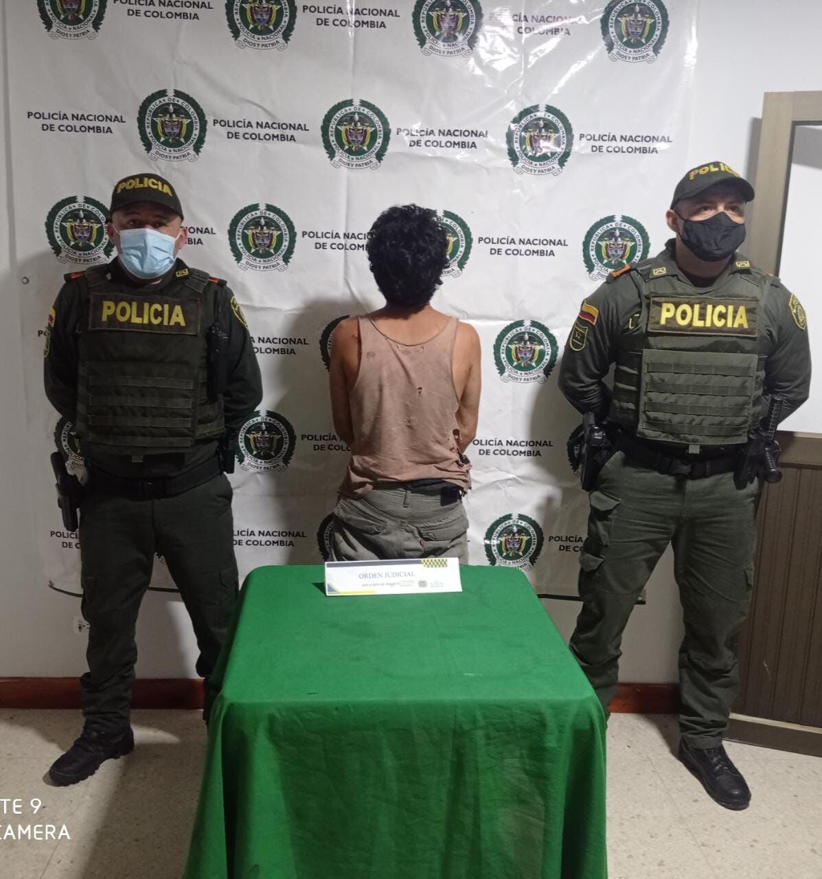 Capturaron y enviaron a la cárcel al posible responsable de asesinar a su padre. Crédito: Policía de Caldas.