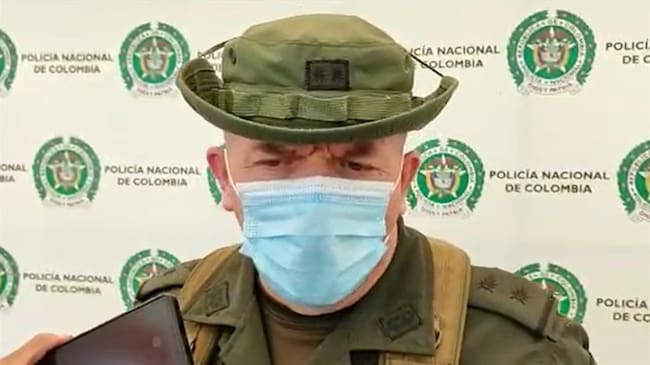 El brigadier general Ricardo Alarcón informó que apoyarán las investigaciones que inició la Fiscalía . Foto: Cortesía