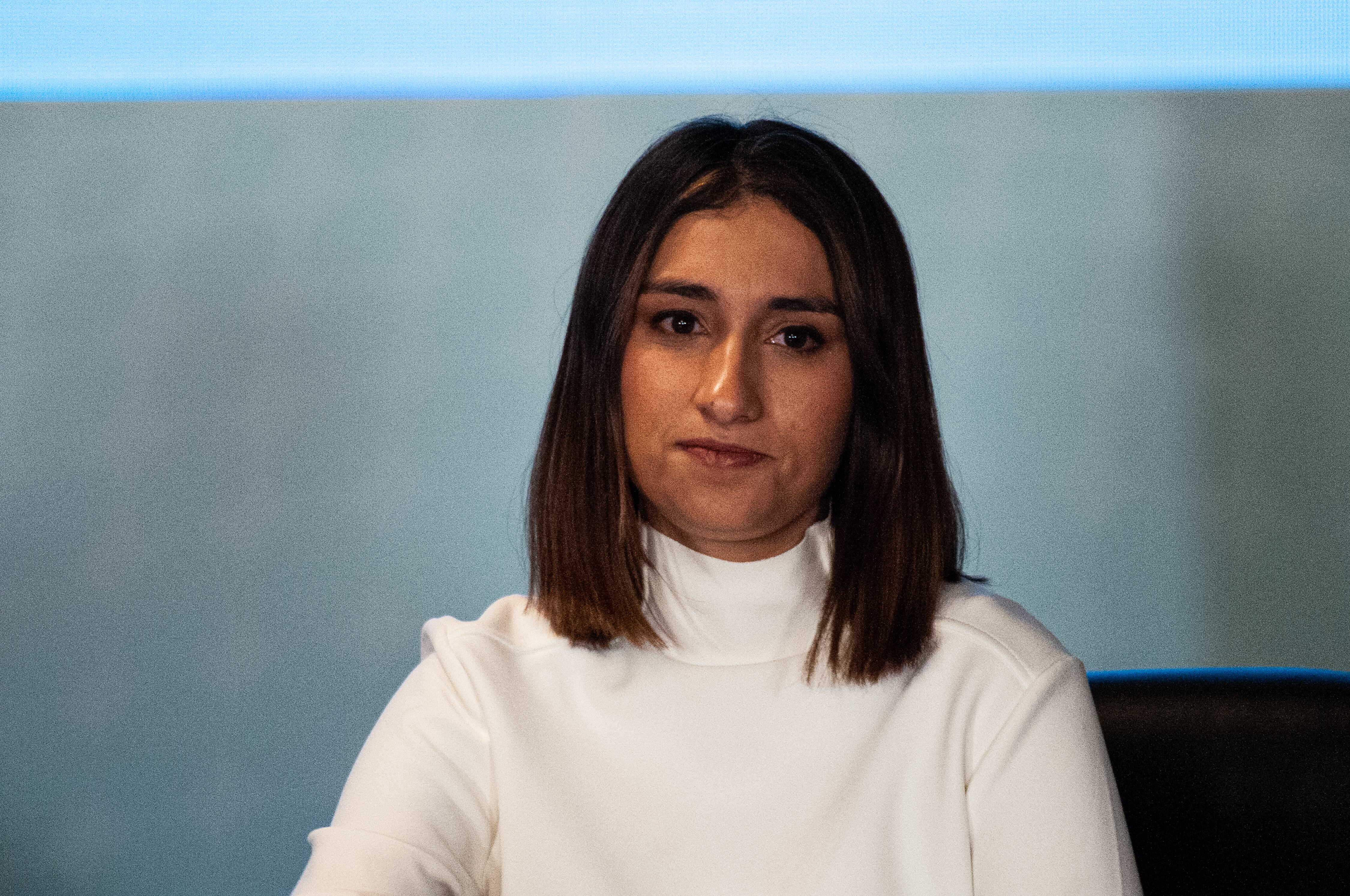 La exjefa de gabinete de la presidencia de Colombia, Laura Sarabia. Foto de Sebastian Barros / Getty Images.