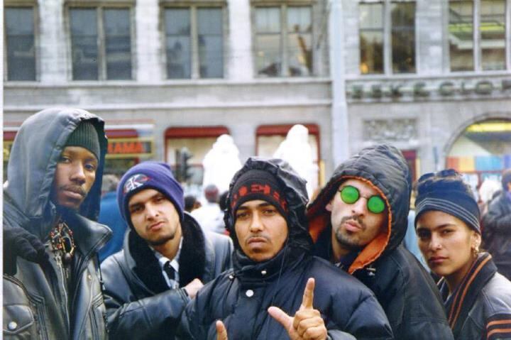 Gotas de Rap, el primer grupo de rap en Colombia. Créditos: Colprensa