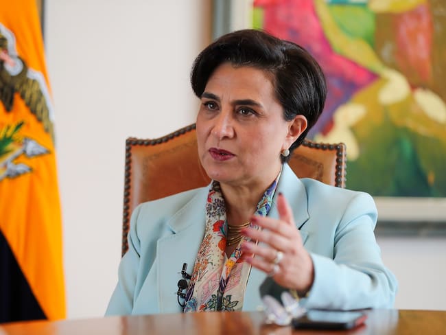 Ministra de Relaciones Exteriores y Movilidad Humana de Ecuador, Gabriela Sommerfeld FOTO: EFE/ José Jácome ARCHIVO