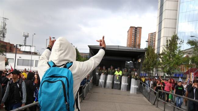 Paro Nacional. Foto: Colprensa