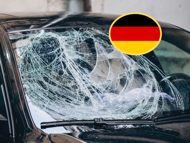 Alemania.Referencia de choque de autos. Fotos: Getty Images.